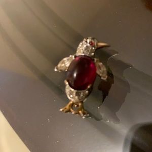 Vintage Trifari jelly belly brooch penguin pin
